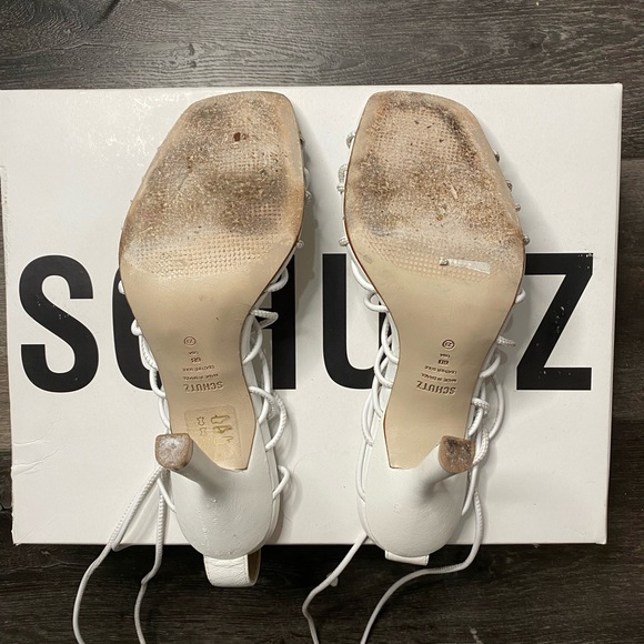 SCHUTZ Heyde Leather Sandal 6 - Picture 4 of 5